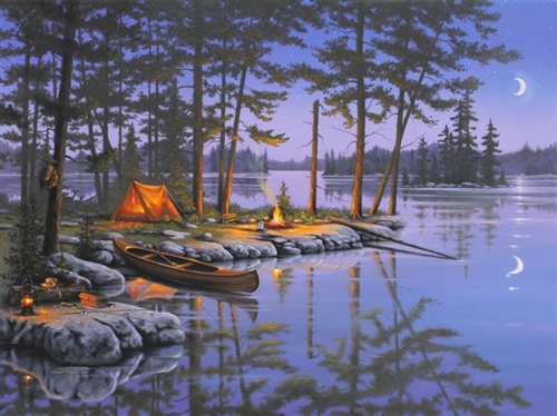 Geno Peoples Open Edition Canvas: "Honey Hole"