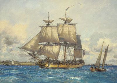 Geoff Hunt Handsigned and Numbered Limited Edition Giclee : "Ranger Bound for France"