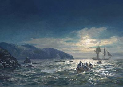 Geoff Hunt Handsigned & Numbered Limited Edition Print:"ADMIRAL'S DAUGHTER"