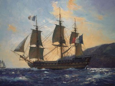 Geoff Hunt Handsigned & Numbered Limited Edition Print:"Bucentaure "