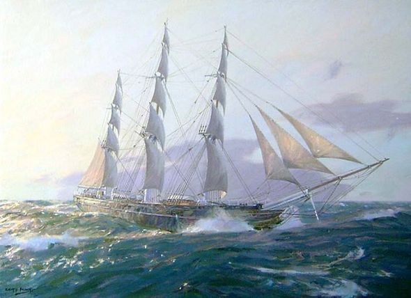 Geoff Hunt Handsigned & Numbered Limited Edition Print:"Cutty Sark"