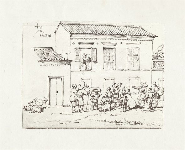George Chinnery Hand Numbered Limited Edition Print on Paper :"Chinnery V"