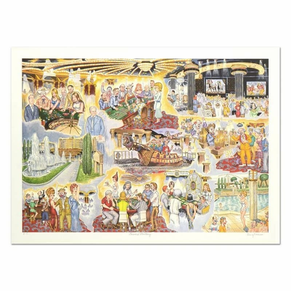 George Crionas Signed Limited Edition Lithograph Print: "Caesar's Fantasy"