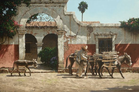 George Hallmark Artist Hand Signed Limited Edition Giclee on Paper and Canvas: "The Apprentice"