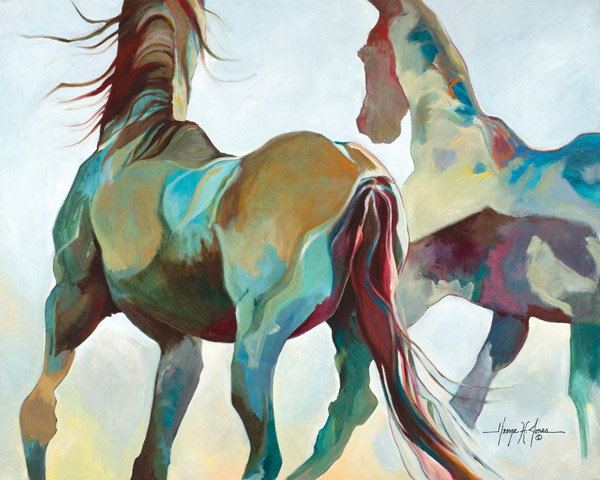 George Jones 32 x 40 Open Edition Giclee on Canvas:"In the Mist"