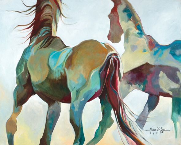 George Jones 32 x 40 Open Edition Giclee on Canvas:"In the Mist"