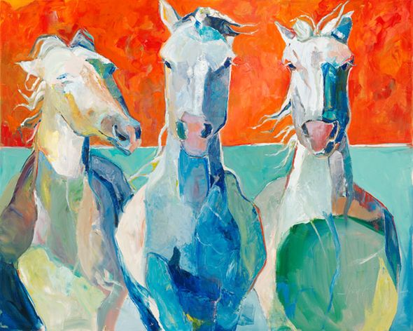 George Jones 40 x 50 Open Edition Giclee on Canvas:"Hangin' Out"