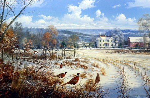 George Kovach Print-Signed and Numbered:"Winter Refuge"