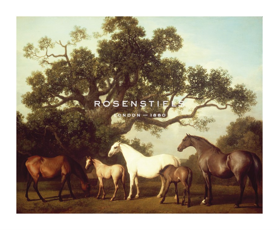George Stubbs Hand Numbered Limited Edition Print on Paper :"Mares and Foals"