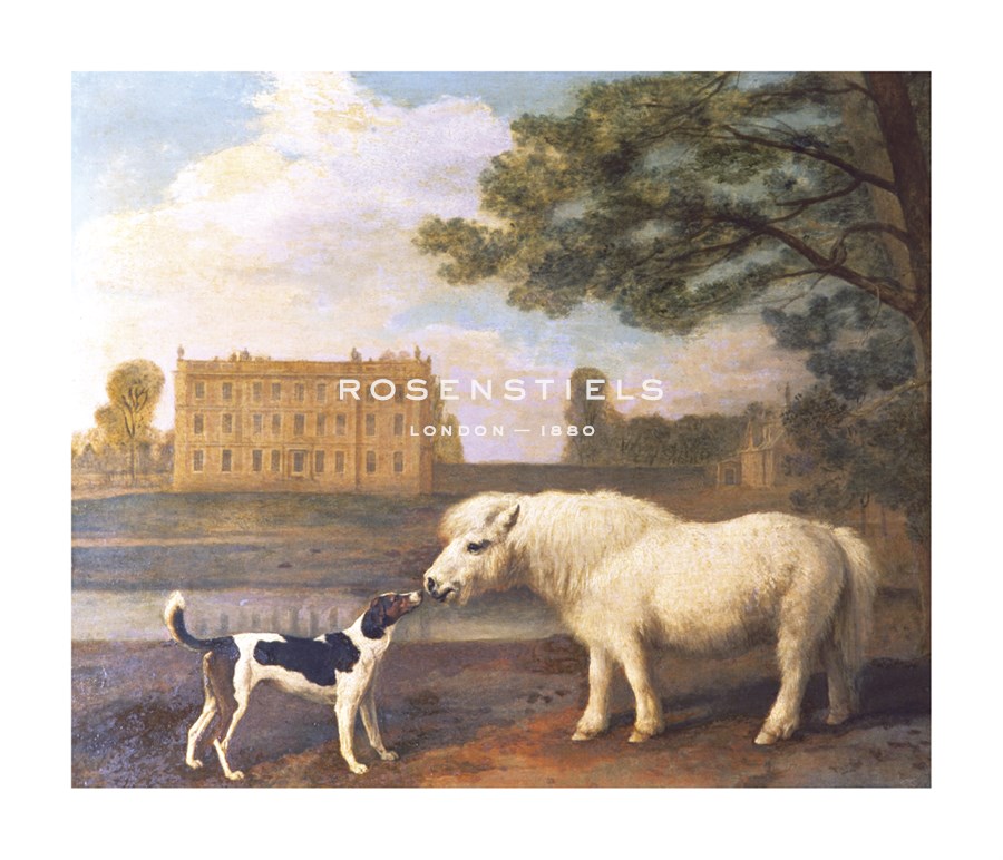 George Stubbs Hand Numbered Limited Edition Print on Paper :"Pony And Hound In Front Of Brocklesby Park"