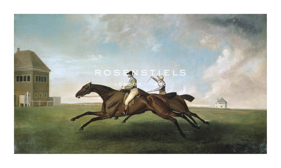 George Stubbs Hand Numbered Limited Edition Print on Paper :"Racing at Newmarket"