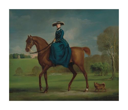 George Stubbs Hand Numbered Limited Edition Print on Paper :"The Countess of Coningsby in the Costume of the Charlton Hunt"
