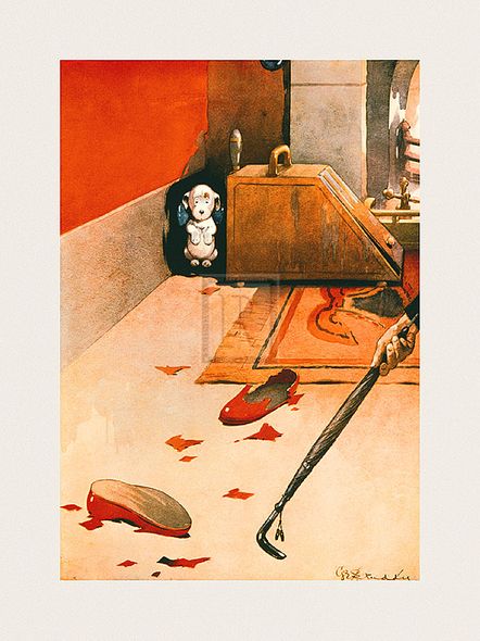 George Studdy Hand Numbered Limited Edition Print on Paper :"Guilty"