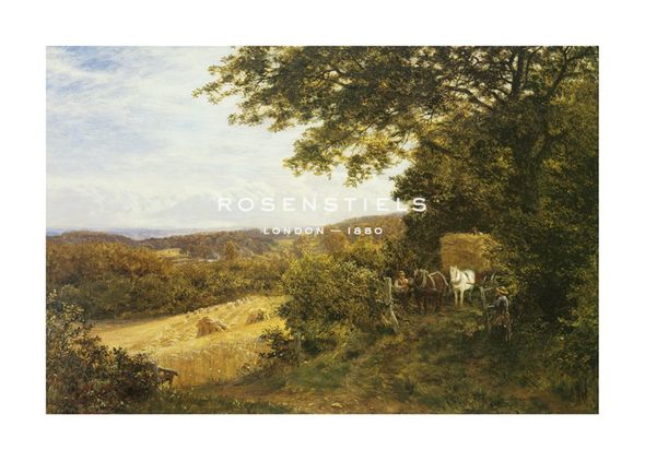 George Vicat Cole Hand Numbered Limited Edition Print on Paper :"The Full Load"