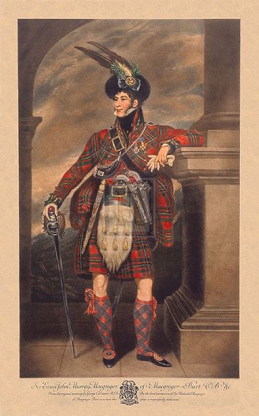 George Watson Hand Numbered Limited Edition Print on Paper :"Tartan Terror"