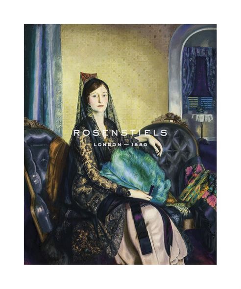 George Wesley Bellows Hand Numbered Limited Edition Print on Paper :"Portrait of Elizabeth Alexander"