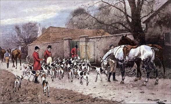 George Wright Artist Hand Colored Copper Plate Printed Atelier Print:"Home"