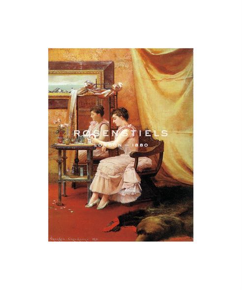 Georges Croegaert Hand Numbered Limited Edition Print on Paper :"La Toilette, 1891"