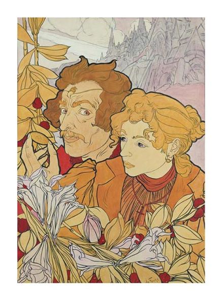 Georges De Feure Fine Art Open Edition Gicl&eacute;e:"The Devil's Coin"