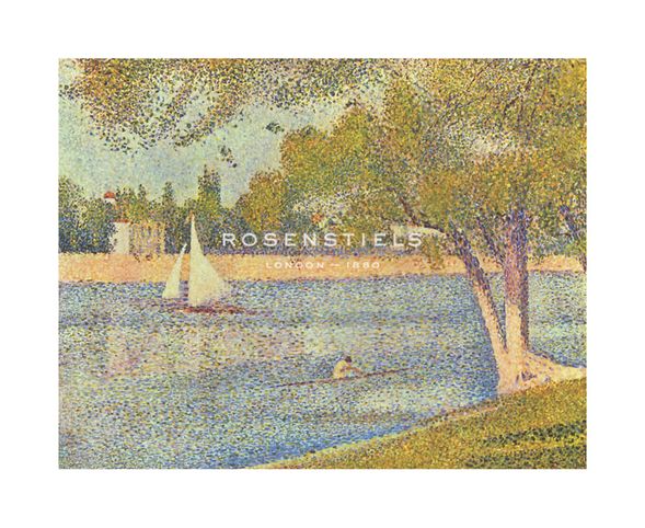 Georges Seurat Hand Numbered Limited Edition Print on Paper :"The Seine at La Grande Jatte"
