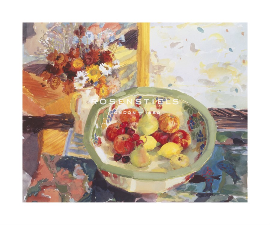 Geraldine Girvan Hand Numbered Limited Edition Print on Paper :"The Fruit Bowl"