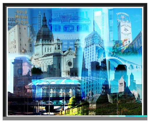 Giesla Hoelscher Open Edition Canvas: "Historic Minneapolis "