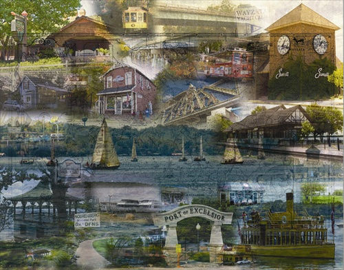Giesla Hoelscher Open Edition Canvas: "Lake Minnetonka"