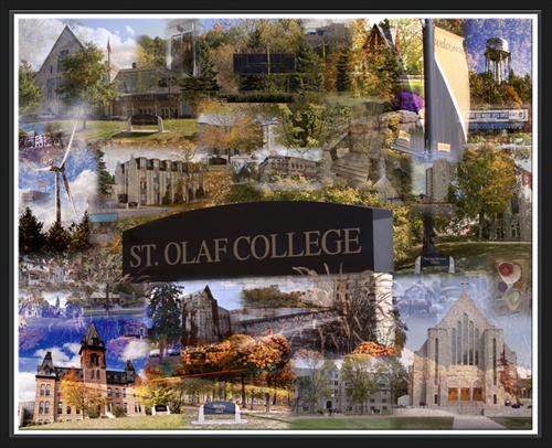 Giesla Hoelscher Open Edition Canvas: "St. Olaf Campus"