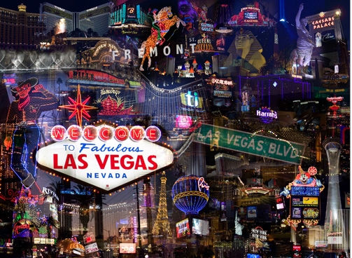 Giesla Hoelscher Open Edition Canvas: "Vegas Baby"