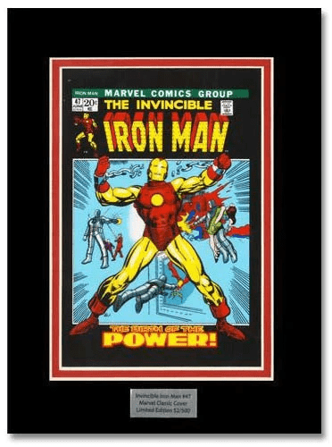 Gil Kane from Marvel Collector Covers Series Limited Ed. Lithocel: "The Invincible Iron Man #47"