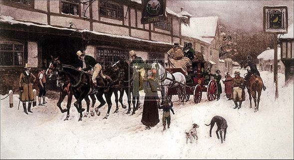 Gilbert Wright Artist Hand Colored Copper Plate Printed Atelier Print:"Preparing for a Heavy Stage"