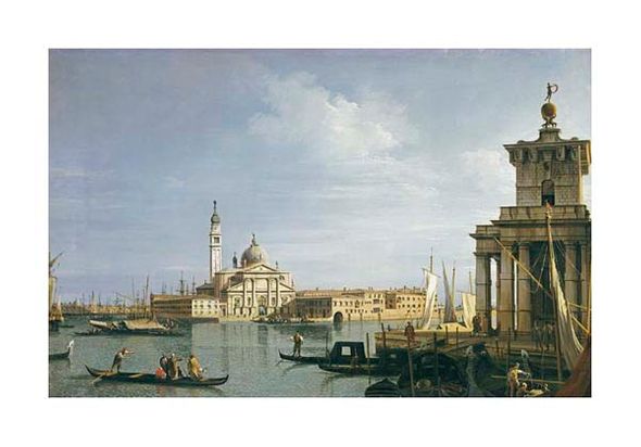 Giovanni Antonio Canal Fine Art Open Edition Gicl&eacute;e:"The Island of San Giorgio Maggiore, Venice"