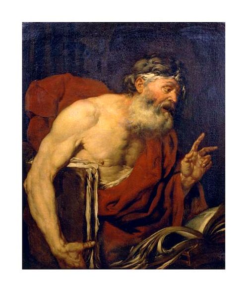 Giovanni Battista Langetti Fine Art Open Edition Giclée:"A Philosopher"