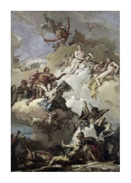 Giovanni Battista Tiepolo Fine Art Open Edition Gicl&eacute;e:"Apotheosis of Aeneas"