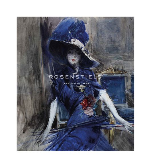 Giovanni Boldini Hand Numbered Limited Edition Print on Paper :"La Divina in Blu"