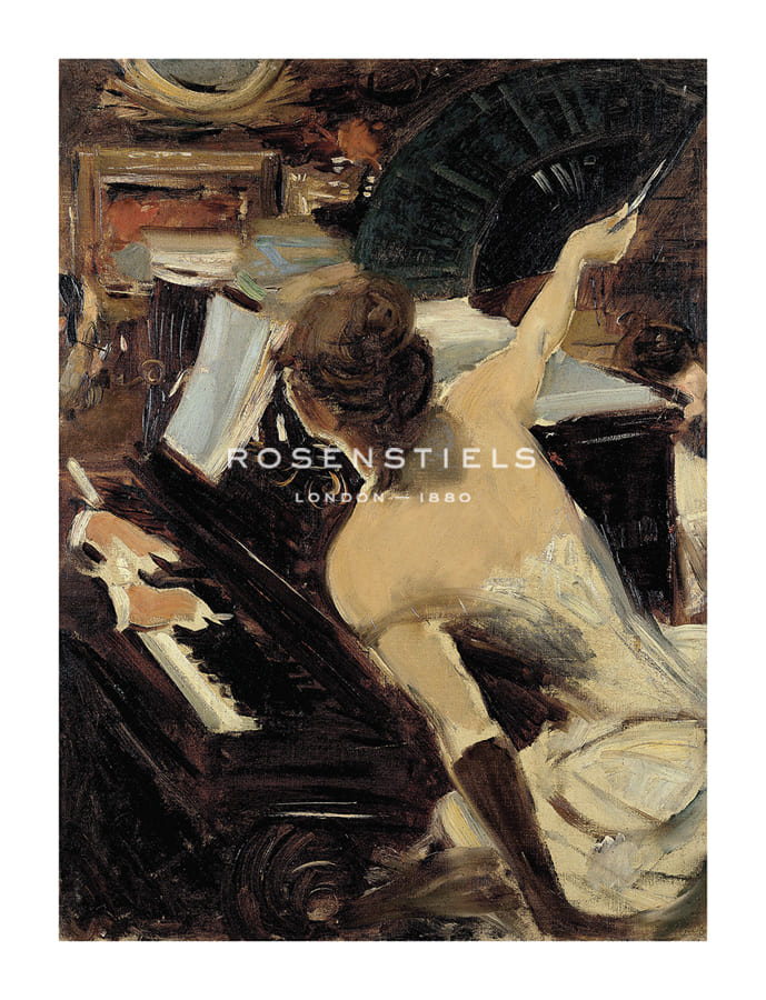 Giovanni Boldini Hand Numbered Limited Edition Print on Paper :"The Singer (La Cantanta Mondana)"
