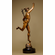 Giovanni da Bologna Handcrafted Solid Bronze Sculpture:"Flying Mercury" (15.5" H)