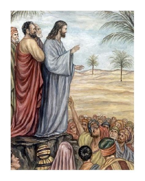 Giovanni Guercino Fine Art Open Edition Gicl&eacute;e:"Sermon on the Mount"