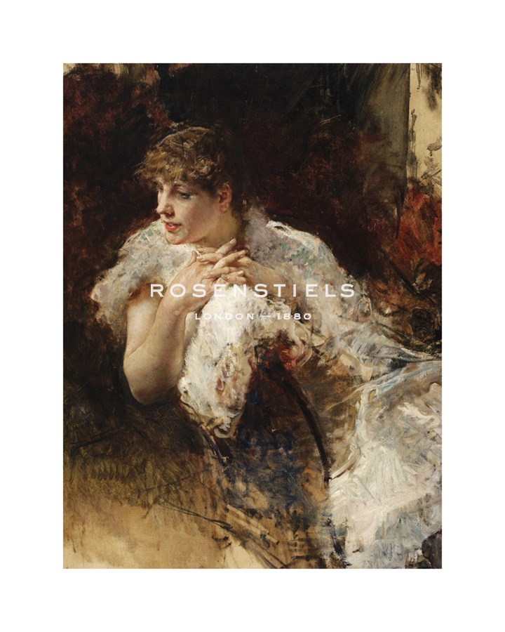 Giuseppe De Nittis Hand Numbered Limited Edition Print on Paper :"A Lady from Naples"