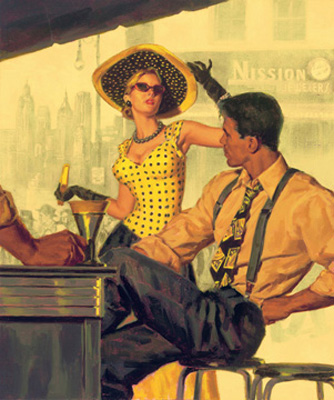 Glen Orbik Limited Edition Fine Art Giclee Print on Paper:"Manhattan Heat"