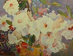 Glenny Brazy Hand Signed Publisher Proof Lithograph:"Chinese Rhododendron"