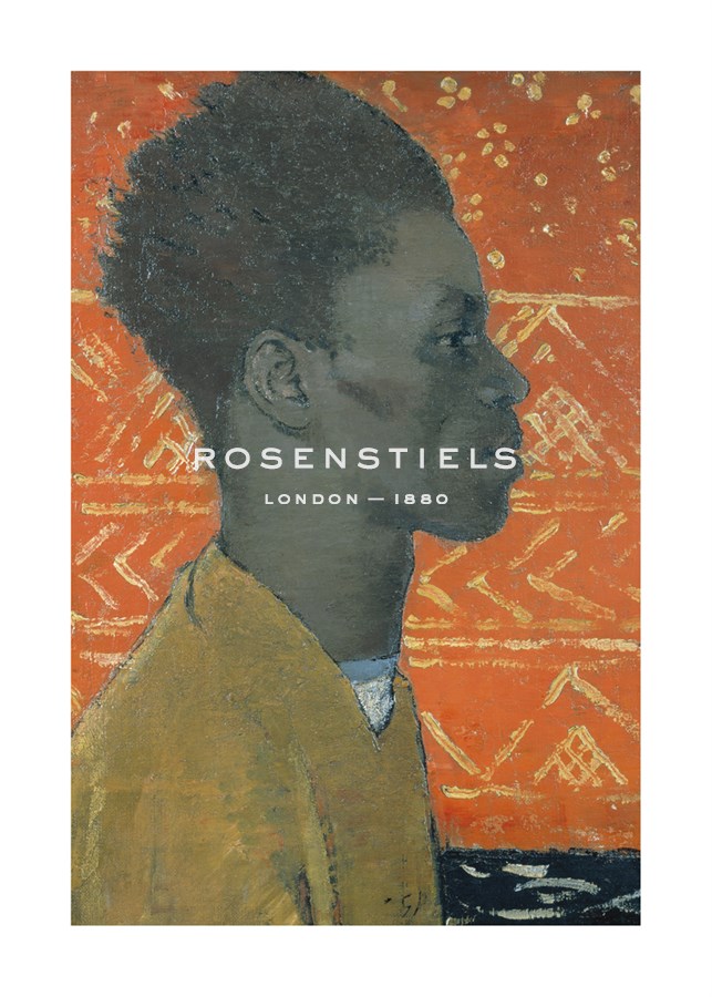Glyn Warren Philpot Hand Numbered Limited Edition Print on Paper :"Negro In Profile : Portrait Of Henry Thomas"