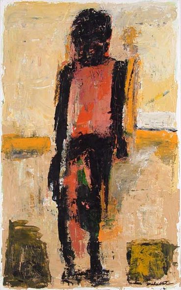 Goli Mahallati Handsigned and Numbered Limited Edition Giclee on Canvas:"On My Own"