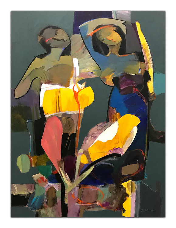 Hessam Abrishami 48x36 Limited Edition on Canvas:"Beauty of Dark"