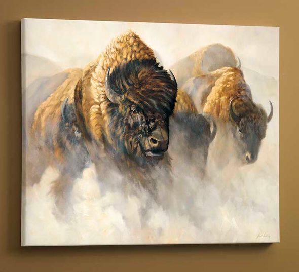 Grant Hacking Oversized Gallery Wrapped Canvas:"Phantoms of The Plain"