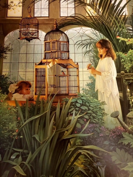 Greg Olsen Signed and Numbered  Limited Edition Lithograph: "Summerhouse"