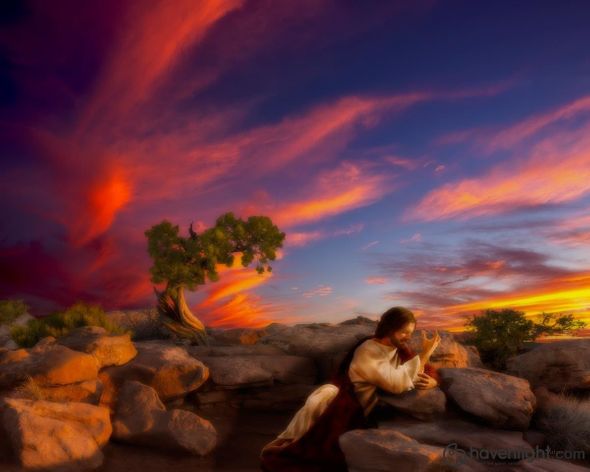 Greg Sargent Fine Art Canvas Giclee: "Sacred Prayer"