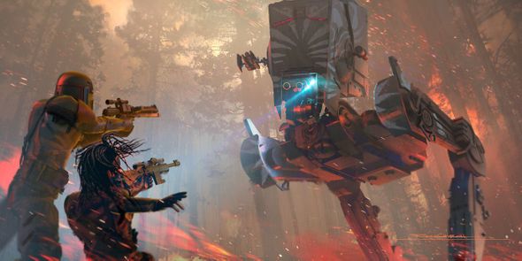 Ryan Church Star Wars Mandalorian Limited Edition Print:"Drawn In" 