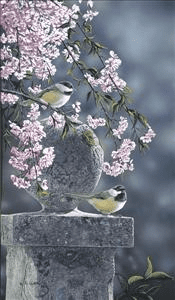 Gregory Clair Hand Signed Open Edition Lithograph: "Spring Cascade"