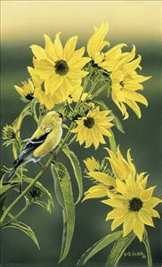 Gregory Clair Open Edition Giclee on Canvas "Meadow Magic"